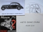 Preview: Adler 2,5 Liter Modellprogramm 1938 Automobilprospekt-Mappe (1218)